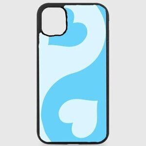 Light Blue Heart Yin Yang Phone Case